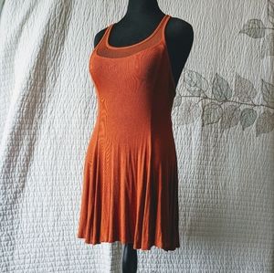 LAST CHANCE BEFORE DONATION Urban Outfitters Pumpkin Low Back Fit&Flare Dress